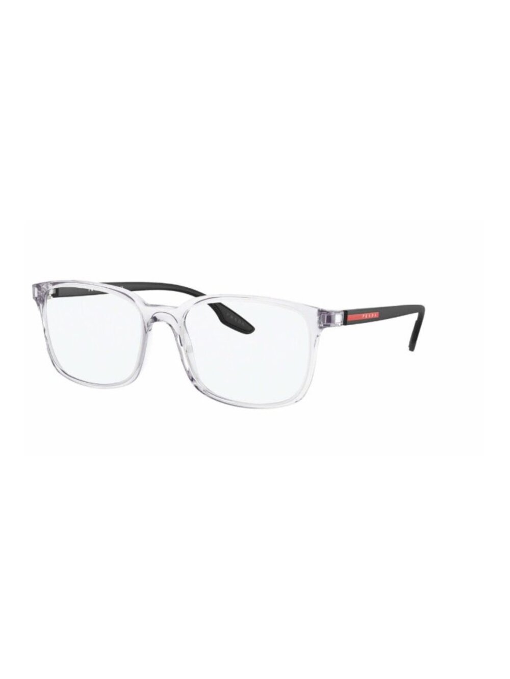 Prada Linea Rossa PS 05MV 2AZ1O1 Crystal Plastic Pillow Eyeglasses 55mm